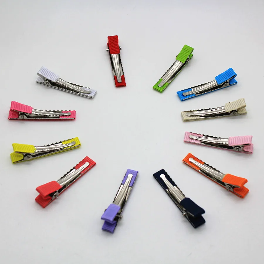 Заколки для волос 50 шт./лот 1 6 дюйма с лентой|alligator clips for hair|hair clipclips hair |