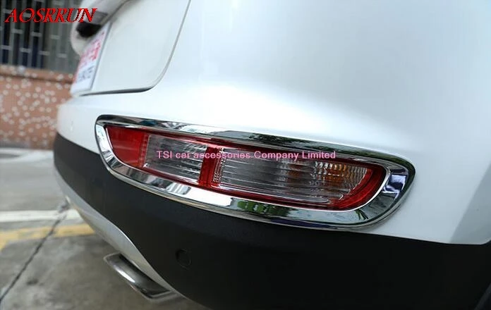 Для KIA Sportage 4-го поколения ABS хромированный внешний задний противотуманный светильник, противотуманный светильник, рамка для лампы, 2 шт., автомобильные аксессуары