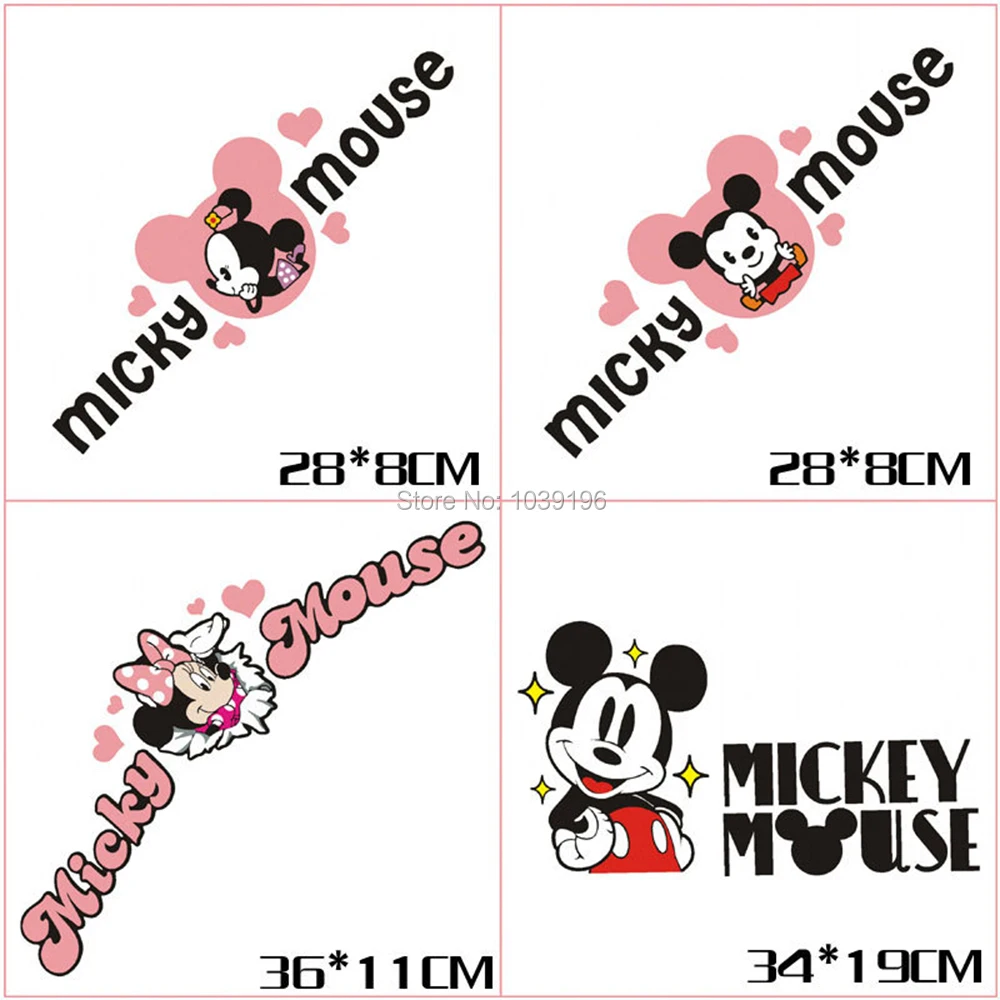 

New Design Funny Mickey Mouse Creative Auto Decal Cartoon Car Sticker Car Bumper Body Decal Creative Pattern Vinyl