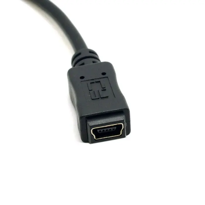 GPS Mini B USB 5 P 90D вверх и Подпушка прямым углом мужчин Mini USB 5 P 5pin женский кабель-удлинитель Угол 20 см 0.2 м короткий кабель