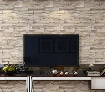 

Retro nostalgic brick self-adhesive wallpaper dormitory bedroom 3d stickers living room bedroom waterproof wall stickers