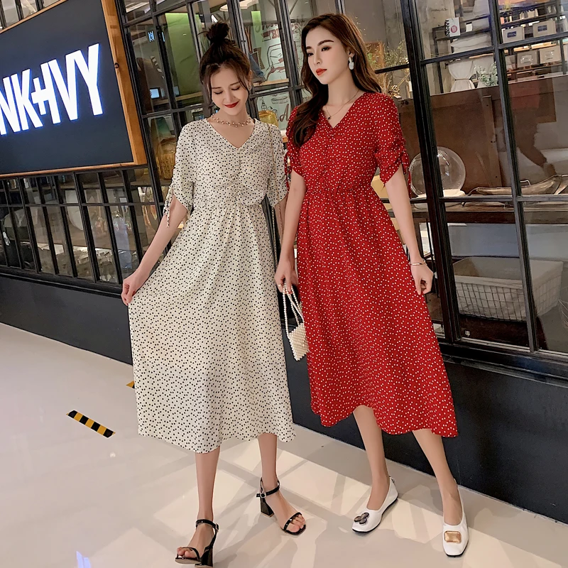 Стильное летнее платье трапециевидной формы с цветочным рисунком Vestidos Verano 2019