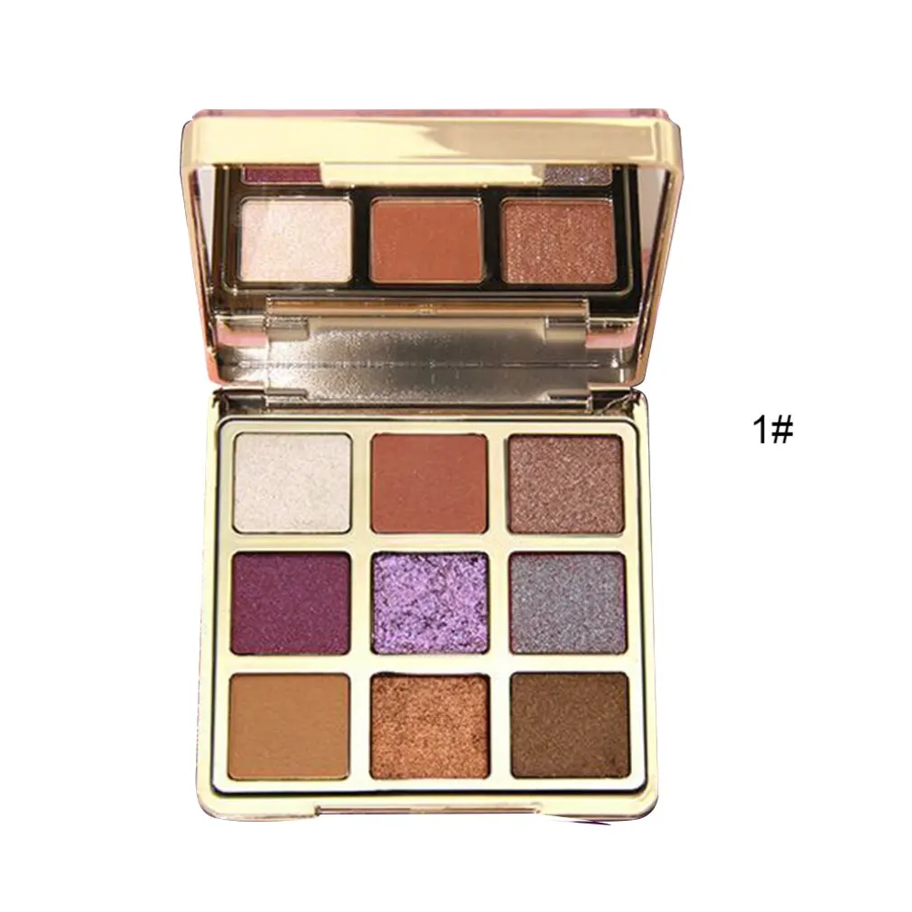 

NOVO 9 Colors Eye Shadow Palette Long Lasting Matte Eyeshadow Palette Shining Shimmer Silky Pigments Eye Beauty Makeup