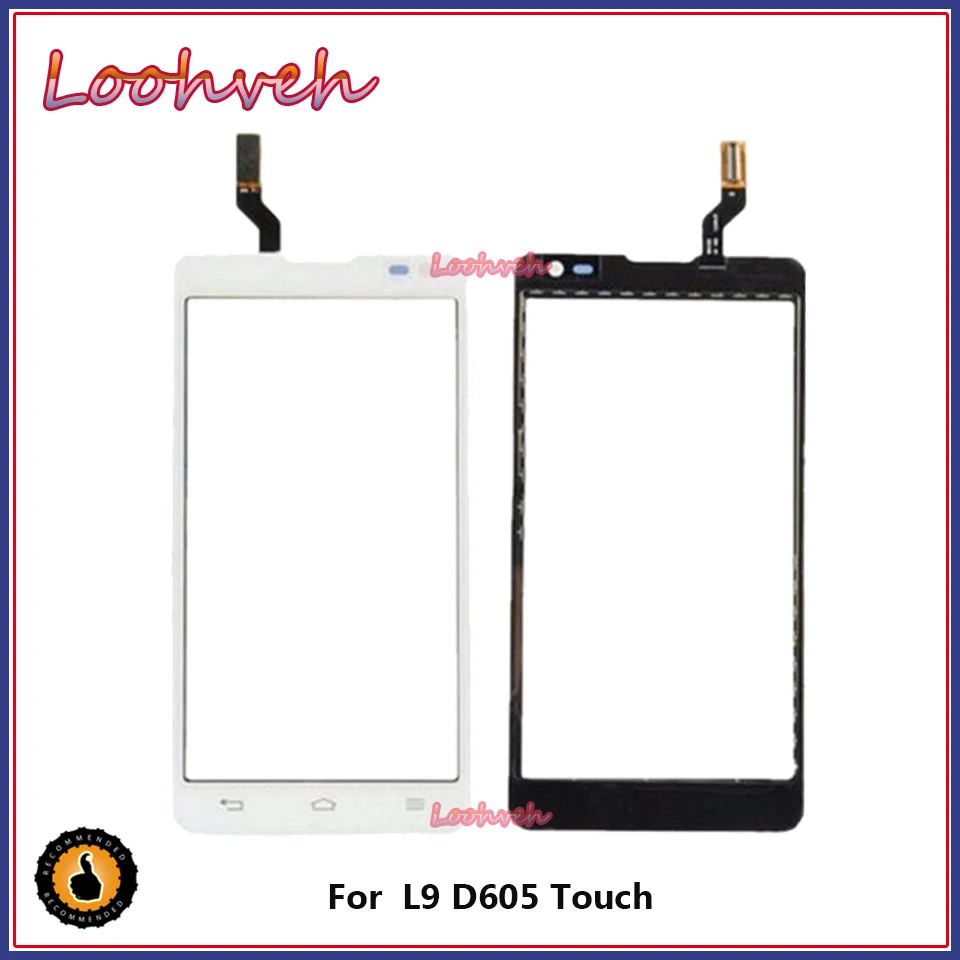 High Quality 4.7&quot For LG Optimus L9 II 2 D605 B0567 Touch Screen Digitizer Front Glass Lens Sensor Panel Free Shipping | Мобильные