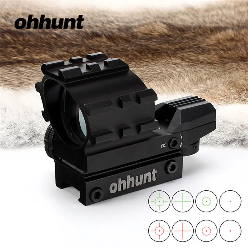 

Tactical Red Dot Sight Rifle Scope Hunting Scopes Reflex Sight With 20mm Rail Mount Holographic Sight For Hunting Rifle Scope