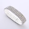 Hot Sale multiple styles Fashion Crystal Stretch Shine Bracelets For Women couple Girlsfriend Bangles Wedding Bridal Gifts 2022 ► Photo 3/6