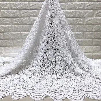 

Fashion Milk Silk Nigerian Lace Applique Lace Fabric High Quality French Lace Fabric African Net Lace Fabric For Wedding
