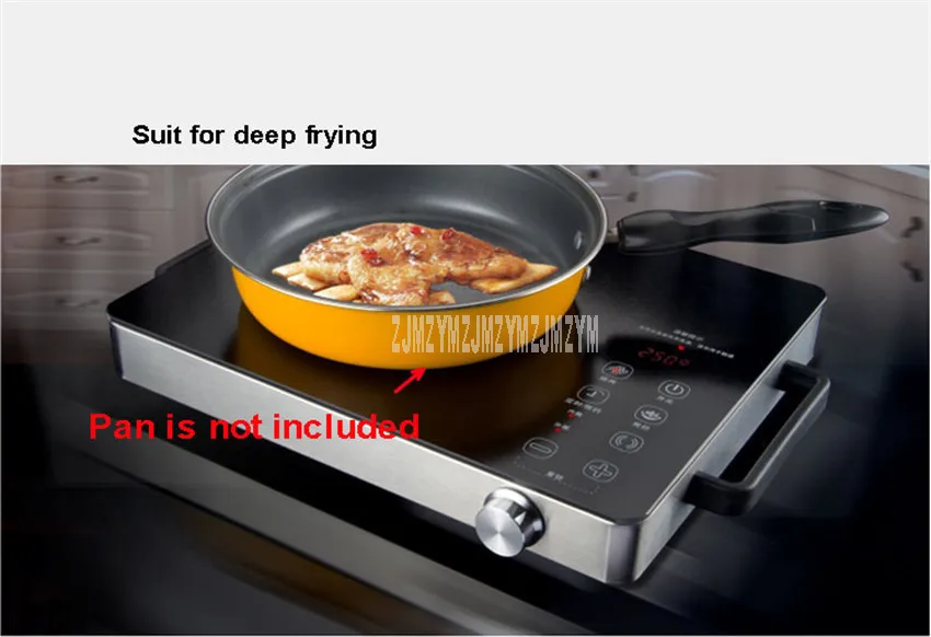 2200W Touch Control Waterproof Mini Electric Ceramic Stove Induction Cooker Microcrystalline Panel No Radiation Cooktop 220V