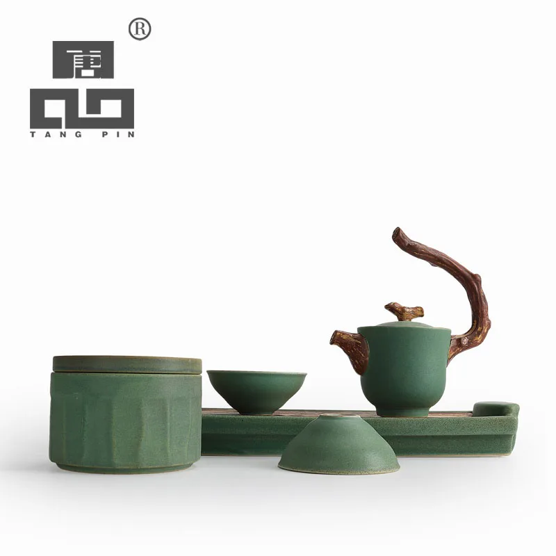TANGPIN 2017 new arrival japanese teapot ceramic kettle tea cup chinese kung fu tea set with