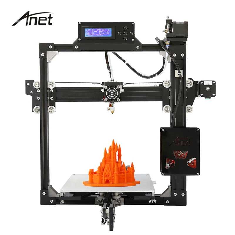 

Anet A2 Auto Level & Manual Level 3D Printer Aluminium Metal DIY 3D Printer Kit LCD2004 220*220*220mm Three dimensions Printers