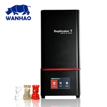 2018 New Wanhao D7 PLUS 3D Printer DLP SLA Duplicator D7 PLUS 3D Machine LCD Touch Screen 250ml UV Resin & FEP Film For Free