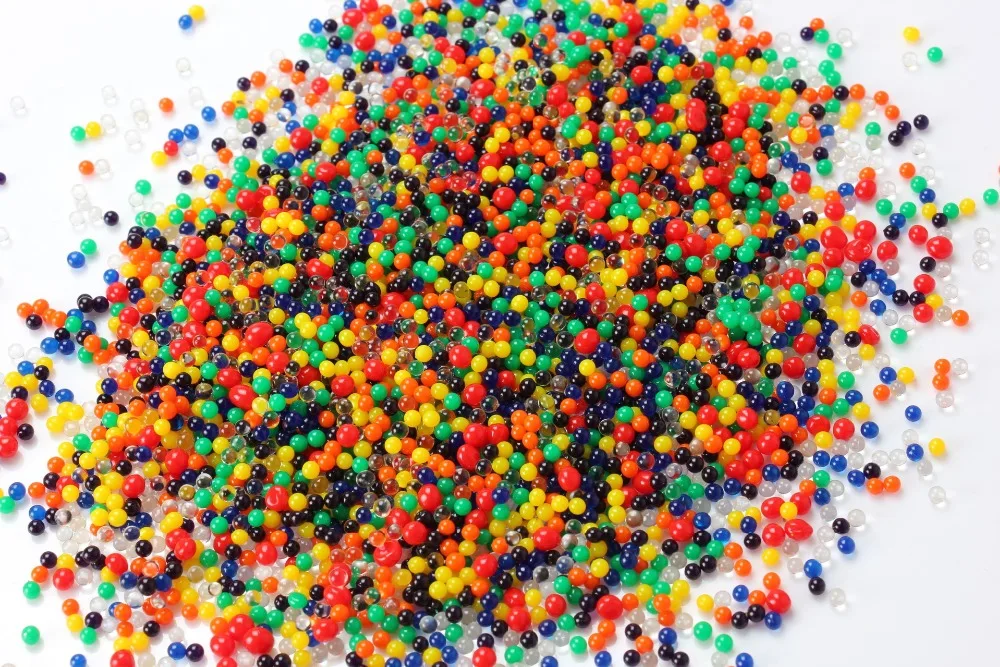 2000 Particles /lot water beads Pearl shaped Crystal Soil Water Beads
