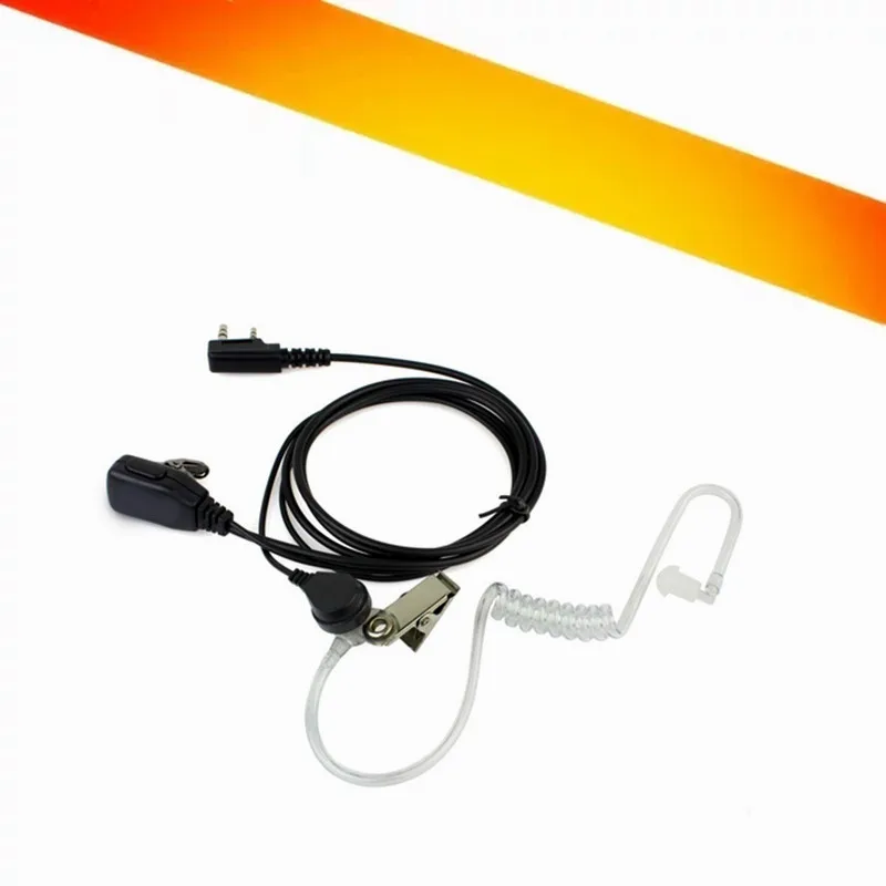 5 шт. Гарнитура Walkie Talkie 2Pin PTT Mic наушник для Kenwood Baofeng UV 5R Radio H777 RT7 RT22 WLN 82|walkie talkie|ptt
