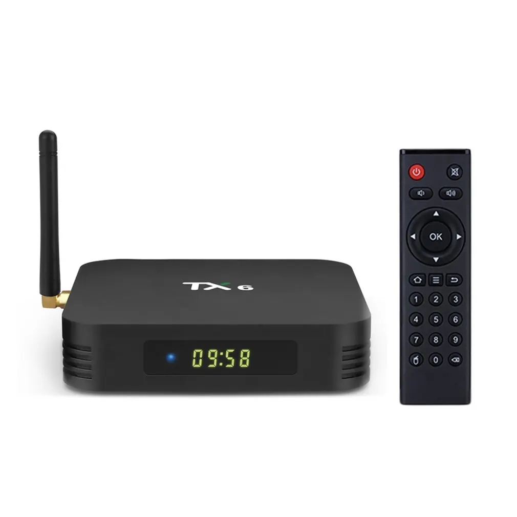 TX6 2G+ 16G/4 GB+ 32 GB для Android 9,0 tv Box Allwinner H6 quad core USD3.0 Dual Wifi BT4.2 4 K проигрыватель google Youtube Smart Box