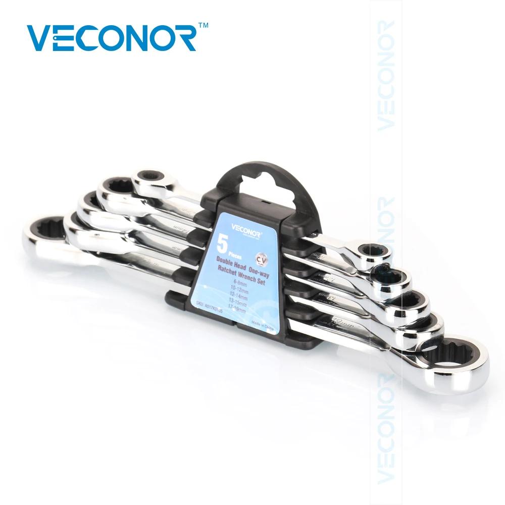 Ratchet Wrench Set Combination Spanners 72T Ratcheting A Set of Keys Multitools 72T Full Polish Hand Tool