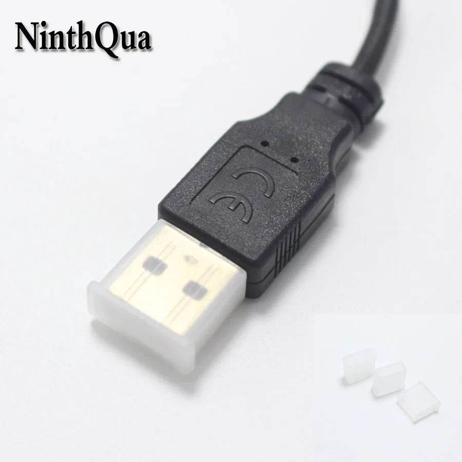

10pcs Dust Cover Cap for USB 2.0 Extension Cable A Type USB Case for Data Sync Transfer Extender Cable for Computer Data Line