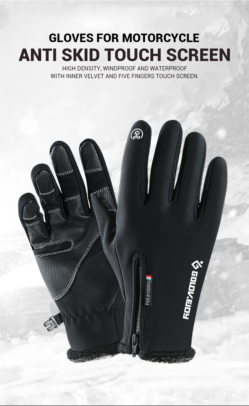 Мотоциклетные Перчатки Guantes Moto перчатки на полный палец все сезоны зима лето Luva Motociclista перчатки для мотокросса