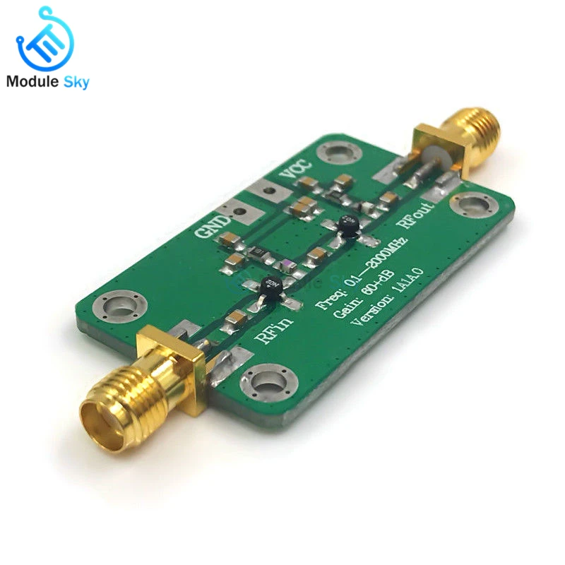 New Low Noise LNA 0.12GHZ RF Broadband Amplifier module LNA 0.1