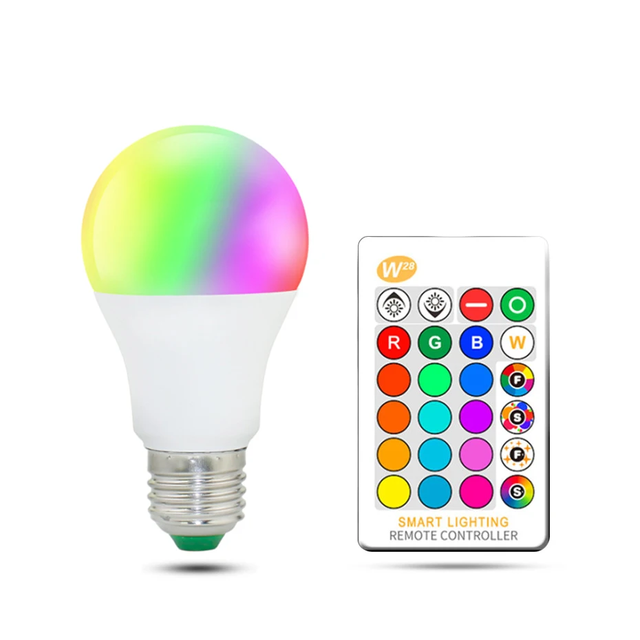 10 W 15 W E27 светодиодная rgb-лампа лампа AC85-265V светодиодный лампы высокой Яркость точечный регулируемый светильник дома декоративный предмет