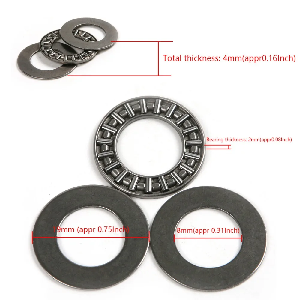 Agulha Thrust Rolamentos Axiais Rolamentos de Rolos
