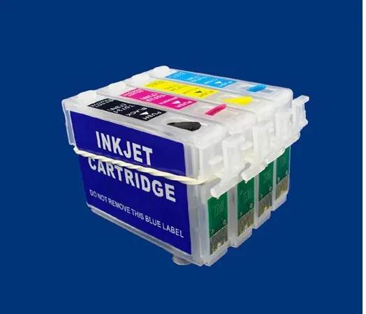 

4pieces Compatible Refillable Ink Cartridge for Epson PX-430A 403A 404A 434A printer ICBK62 - 4
