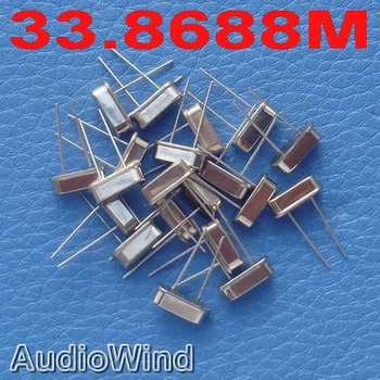

( 20 pcs/lot ) 33.8688 MHz Quartz Crystal Resonator, Oscillator.