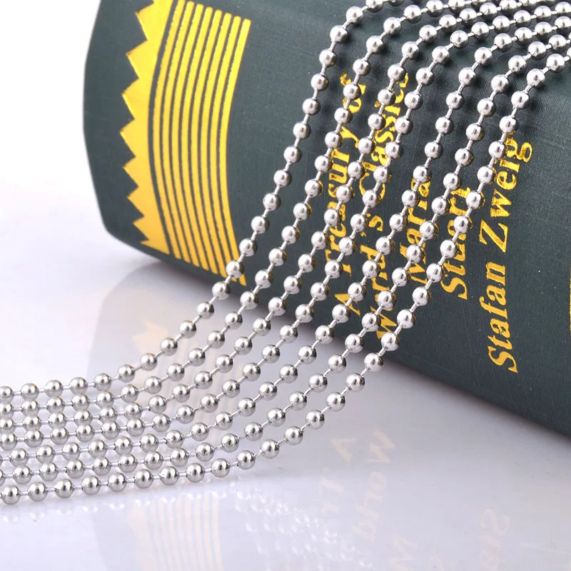 

10pcs/lot stainless steel chain necklace,stainless steel men necklace pendant matching chain wholesale dog tag chain men jewelry