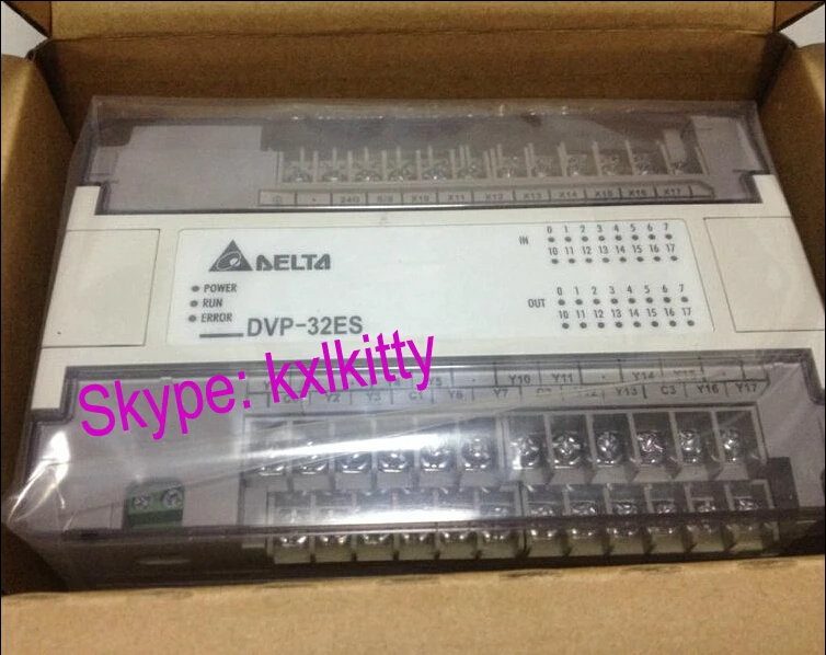 New and original DVP32ES00T2 (DVP-32ES00T2) DELTA PLC MODULE 32-POINT 16DI 16DO NPN transistor,AC power dvp32es00t2 delta plc 100 240vac 16di 16do transistor output new original