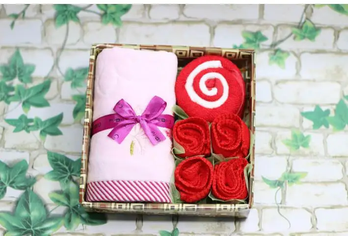Summitkids, креативные милые пирожные, хлопковое детское полотенце, подарочные коробки, новогоднее полотенце для лица