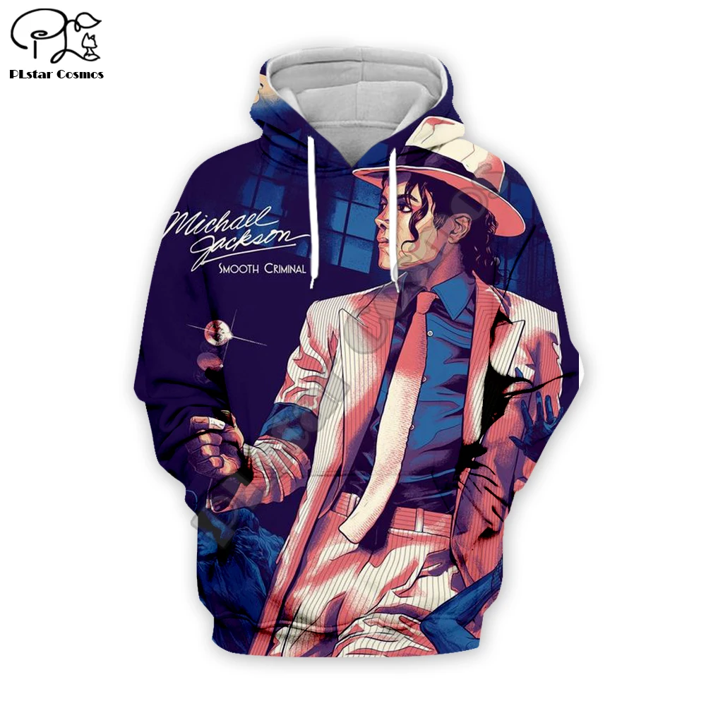 

PLstar Cosmos New 3D Hoodies/Sweatshirt/Jacket/Men Women 2019 Michael Jackson Printing Sweatshirt Hooded Streetwear Tops