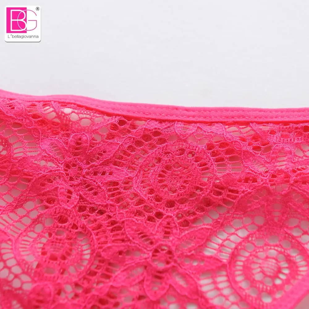 Женское Прозрачное нижнее белье L'bellagiovanna трусики шорты в цветочек N5005|lingerie