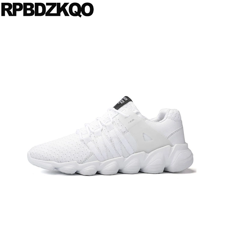 White Trainers 2021 Fashion Shoes Knit 