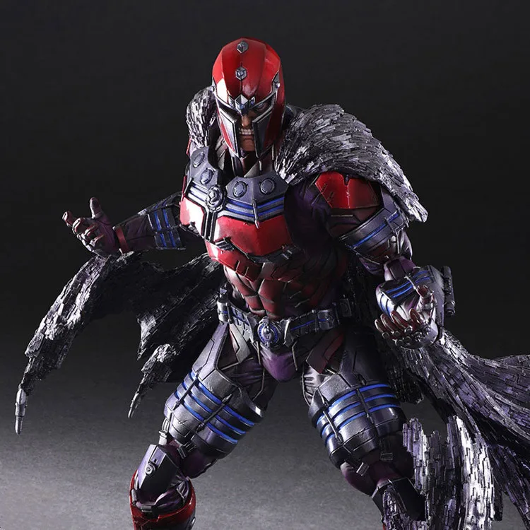 Фигурки Marvel Magneto Play Arts X-men Коллекция игрушек 26 см