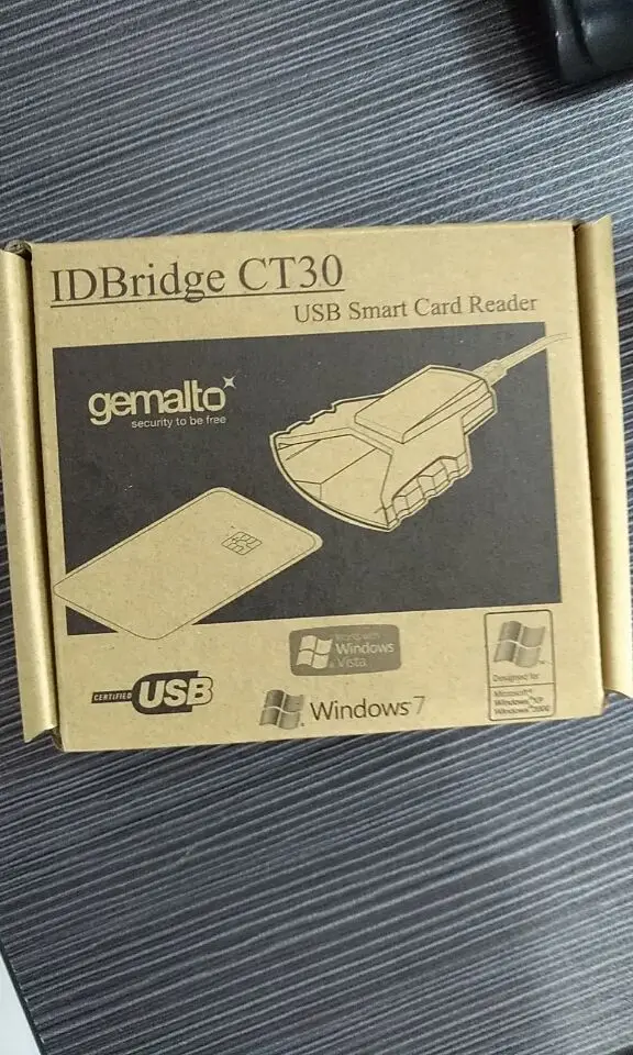 Кардридер Gemalto CT30 IDBridge CT30 HWP117685G использование банка