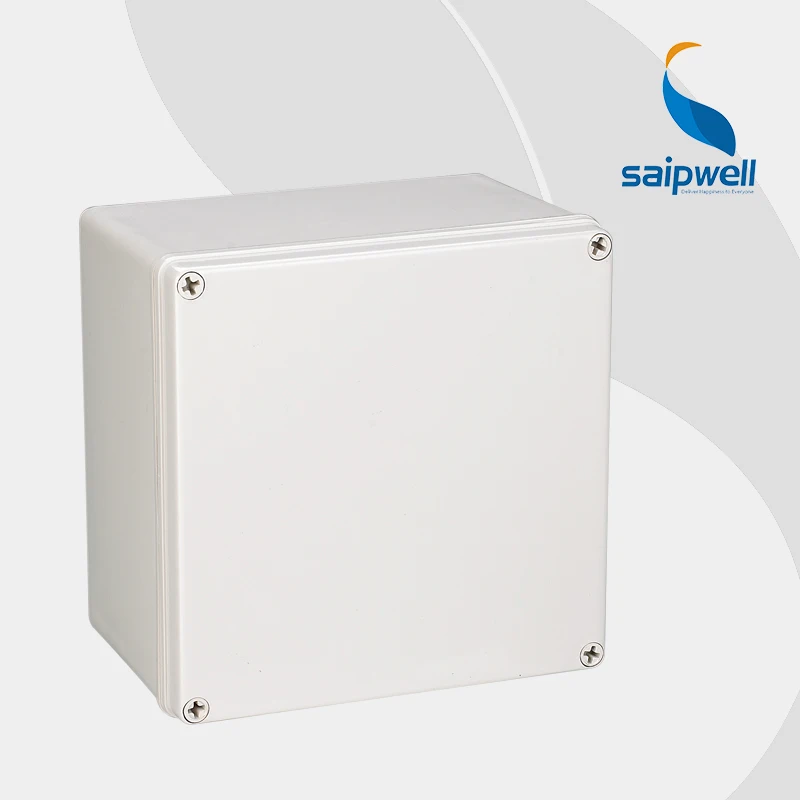 

High quality ABS IP66 solid cover waterproof electrical switch box DS-AG-2020 200*200*130 mm from saipwell