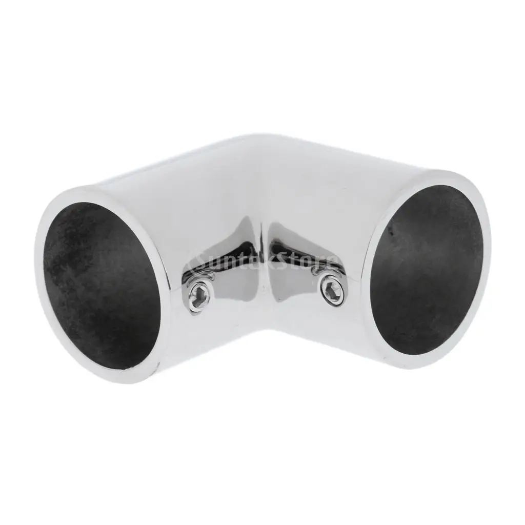 25mm Boat Handrail Fittings 2pcs 90 Degree Tee & 2pcs Elbow - Marine Grade 316 Stainless Steel