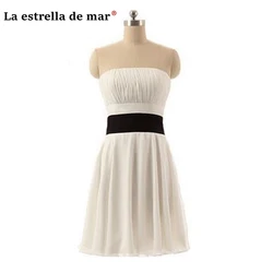 vestido madrinha 2016 new sexy strapless A-Line Chiffon Knee-Length coral colored bridesmaid dresses high-quality custom Milan vestido madrinha 2016 new sexy strapless A-Line Chiffon Knee-Length coral colored bridesmaid dresses high-quality custom Milan