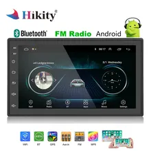 Hikity 2 Din Android автомобильный Радио gps стерео 7 »Авторадио 2din MP5 плеер Bluetooth wifi gps FM AM Аудио Радио мультимедийный плеер