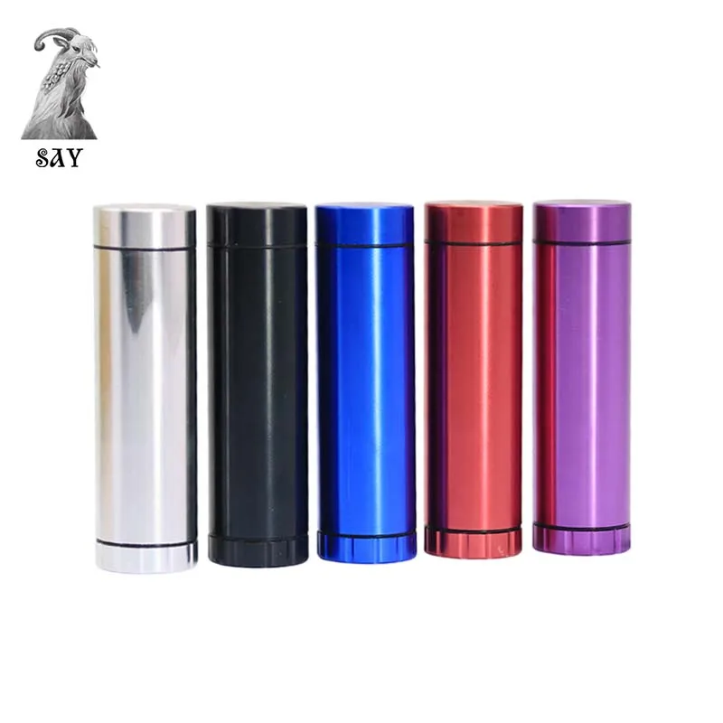 

SY Multifunction Aluminum Alloy Height 111MM Tobacco Grinder Herb Dugout Pipe Storage Smoking Pipe Accessories