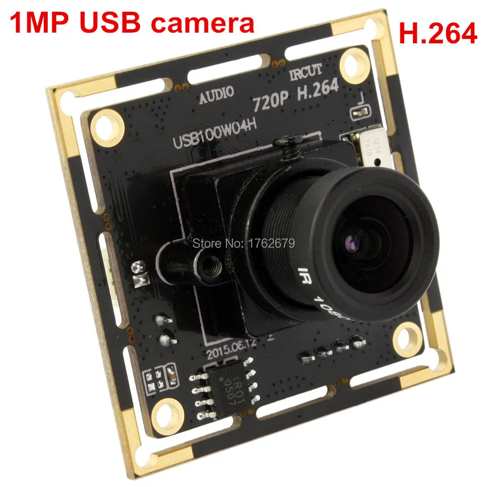 

1 megapixel 1280*720 Ominivision OV9712 Mjpeg H.264 Video usb cmos camera module board with 3.6 mm lens Windows Linux with UVC