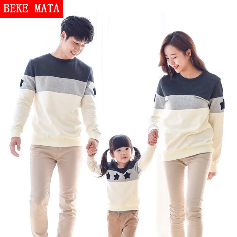 BEKE MATA/Одежда в стиле Family look сезон зима коллекция 2016 года модная одежда для мамы и