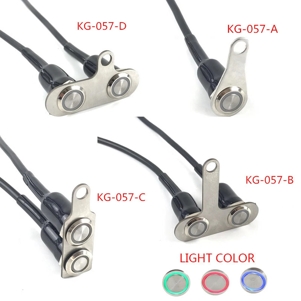 

Motor Handlebar Switch Biswitch E-Bike Waterproof Headlight Adjustable Spare Part With On/Off Button