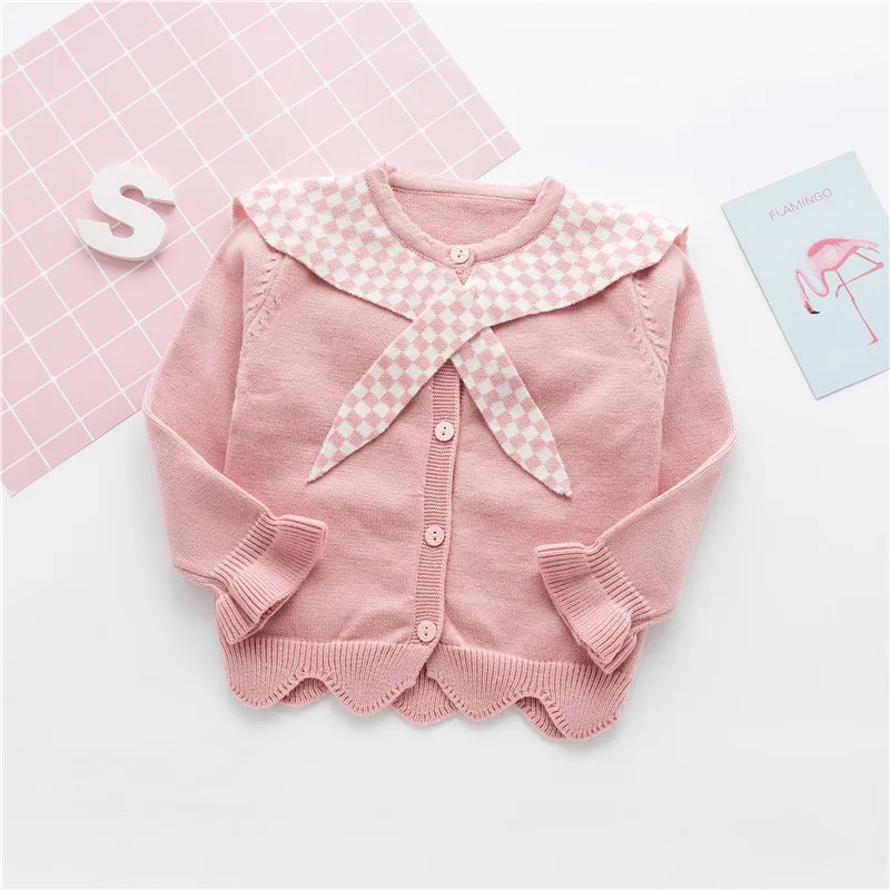 

Fashion children sweater autumn winter warm girls knitted sweaters baby outwear