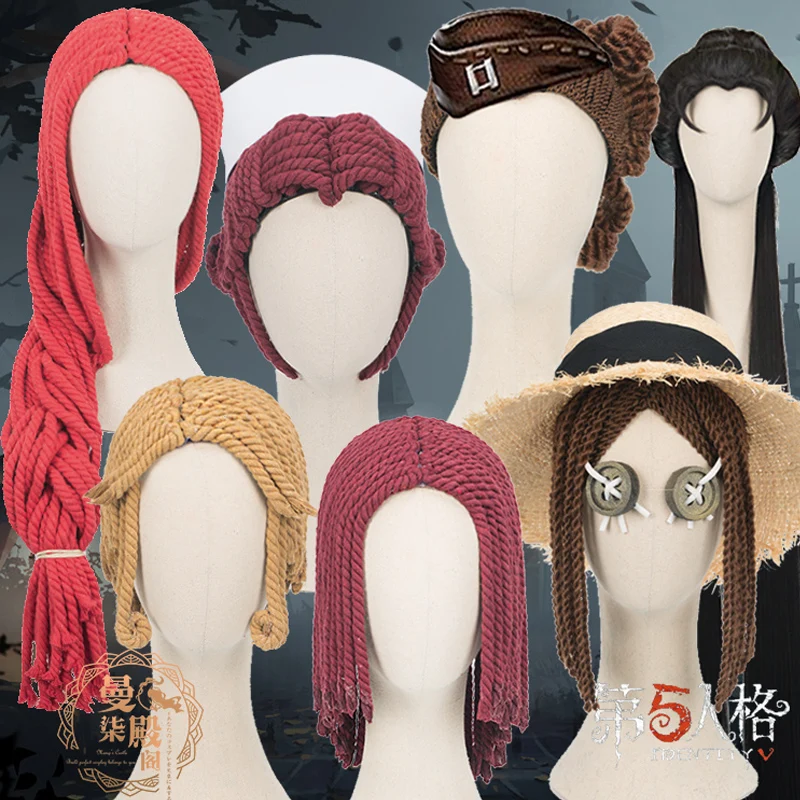 

Identity V Tracy Reznik Doctor Wigs Synthetic Braids Hair Costume Party Wigs Heat Resistance Fiber + Wig Cap