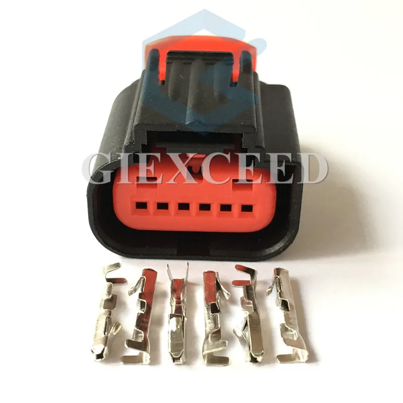 

2 Sets 6 Pin 1-1419168-1 Electronic Connector For Alloytec V6 DBW Accelerator Throttle Pedal Plug