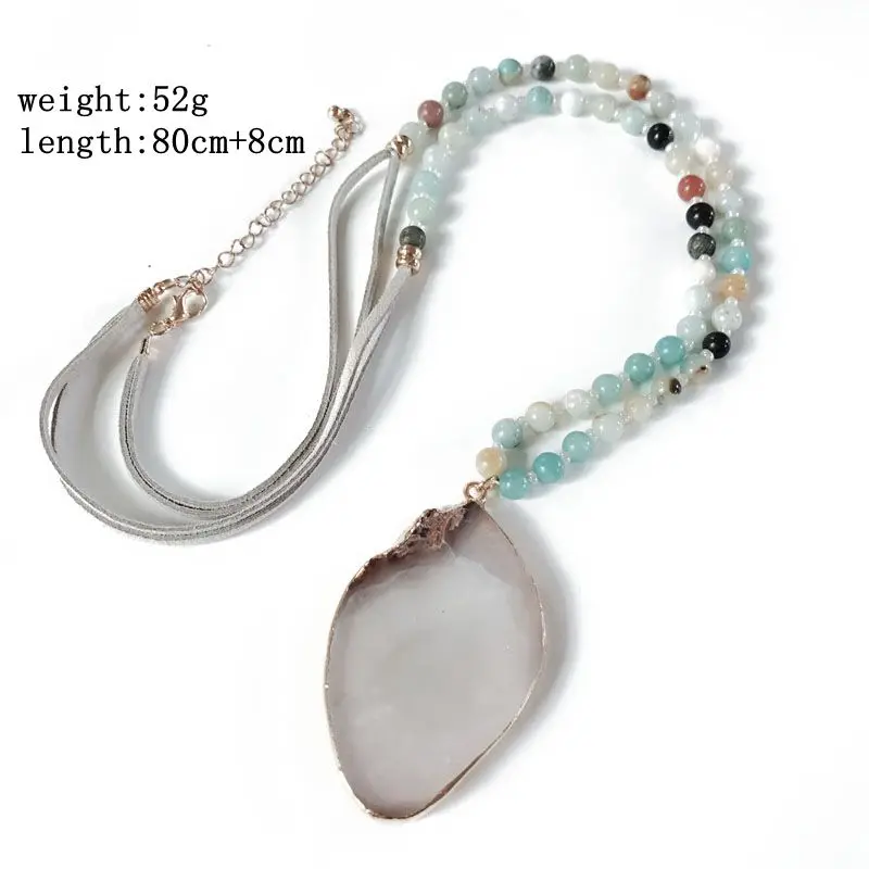 

Free Shipping New Development Amazon Stone Pendant Fashion Necklace