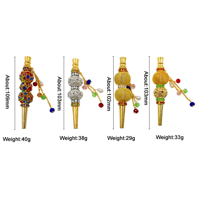 SY ручной работы инкрустированные ювелирные изделия мундштук кальяна металлическая горловина советы кальян chicha наргиле фильтр мундштук кальяна