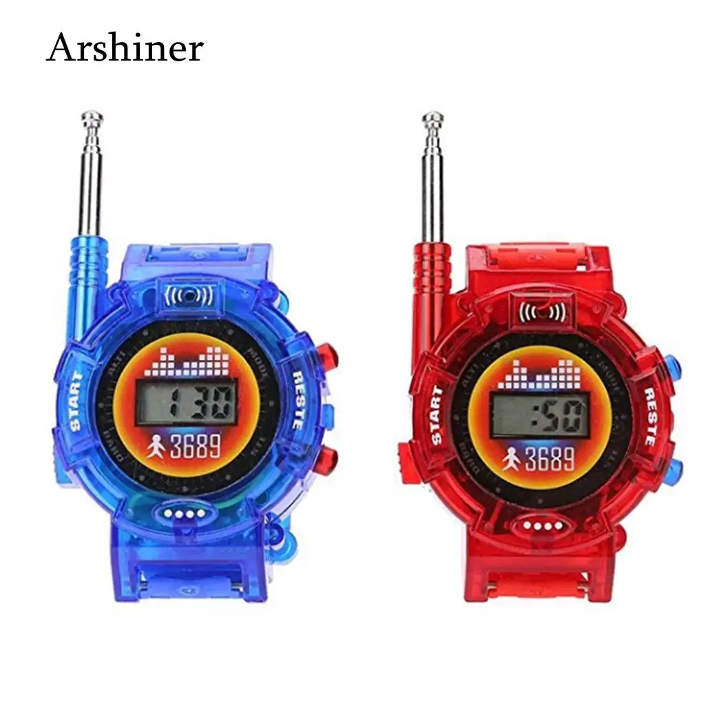 100M Display Radio Talkie Without Toy Way 3Years Red Interference Two Blue 50 Kids Digital Portable Watch Walkie Mini