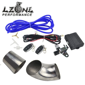 

LZONE - Control Exhaust Valve/Cutout Wireless Remote Controller Switch with ID:63mm stainless steel pipe JR-ECV-ACC04