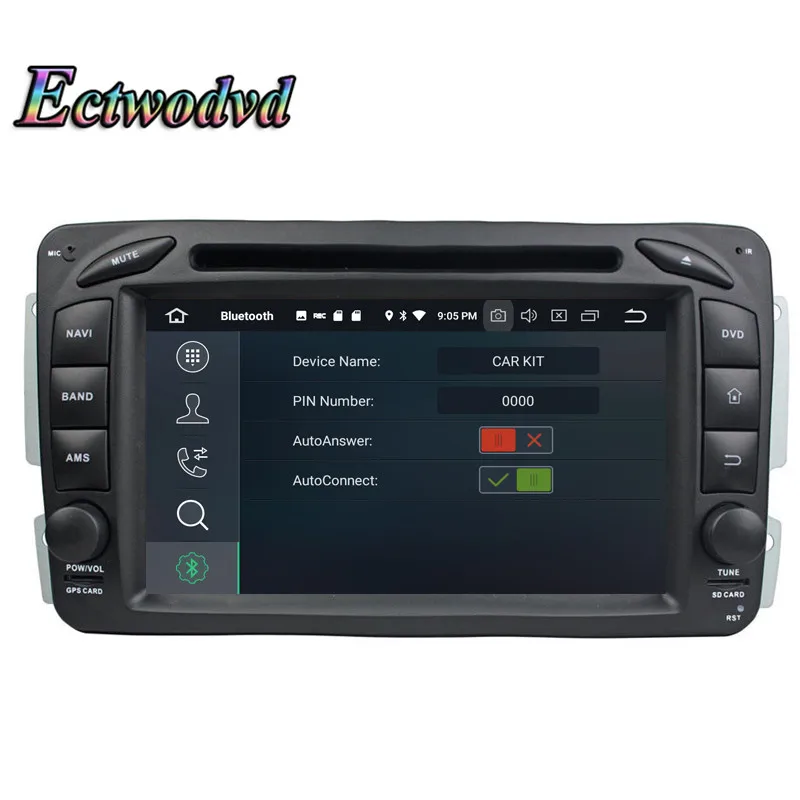 Flash Deal Ectwodvd Octa Core Android 9.0 Car Multimedia DVD Player for Benz E-Class W210 (1998-2001) for Benz A-Class W168 (1998-2001) 11